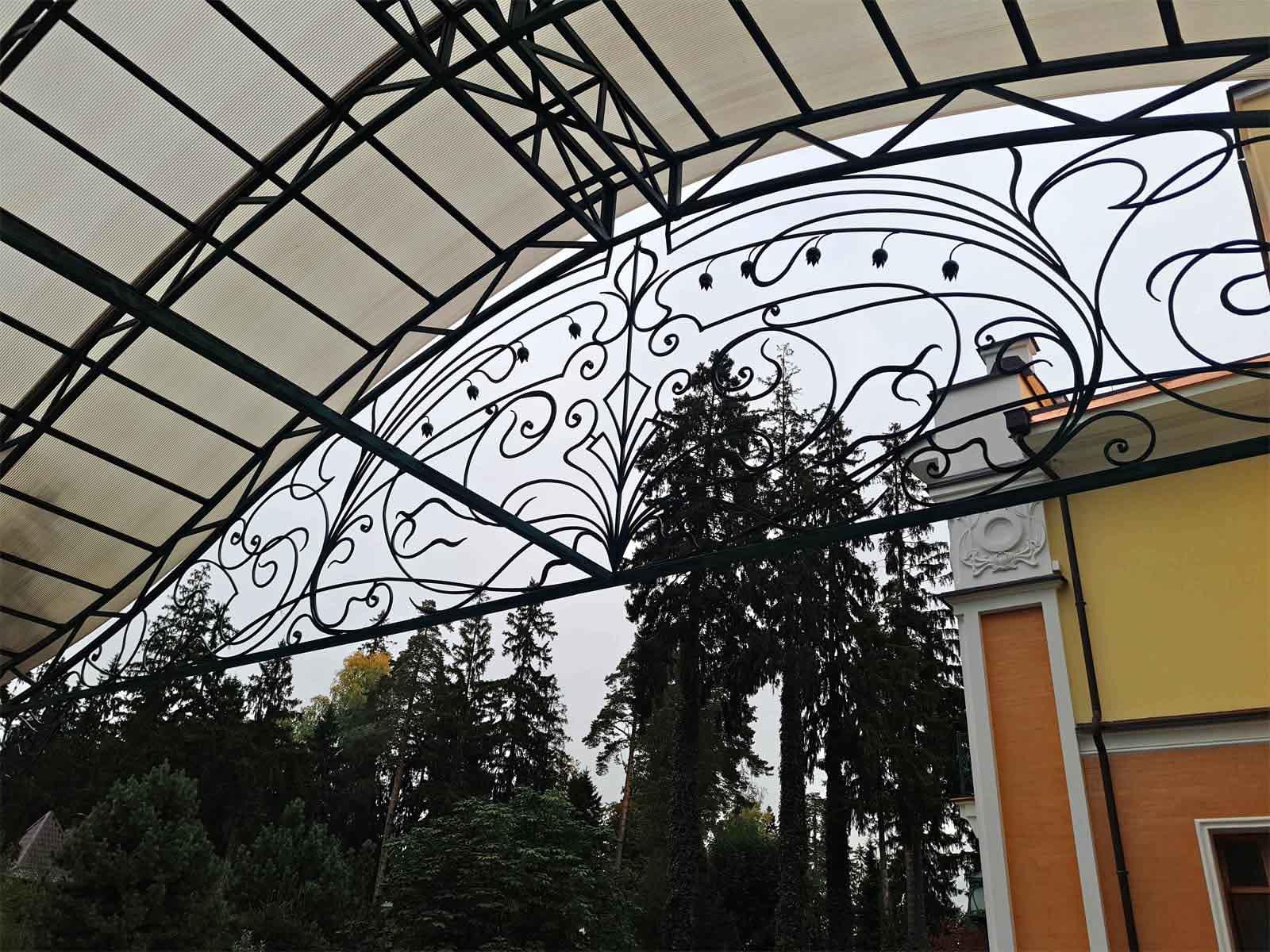 навесы из поликарбоната для дома в саратове